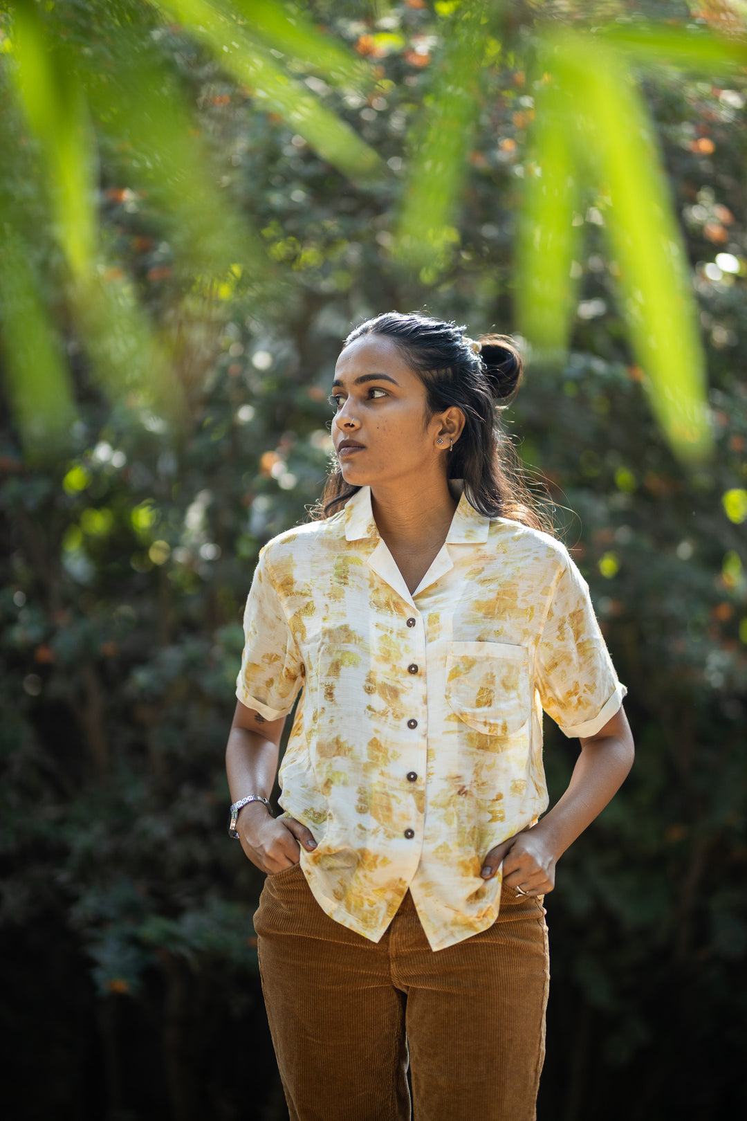 Studio Itiha Sustainable Modal Silk Hawaii Shirt for Women