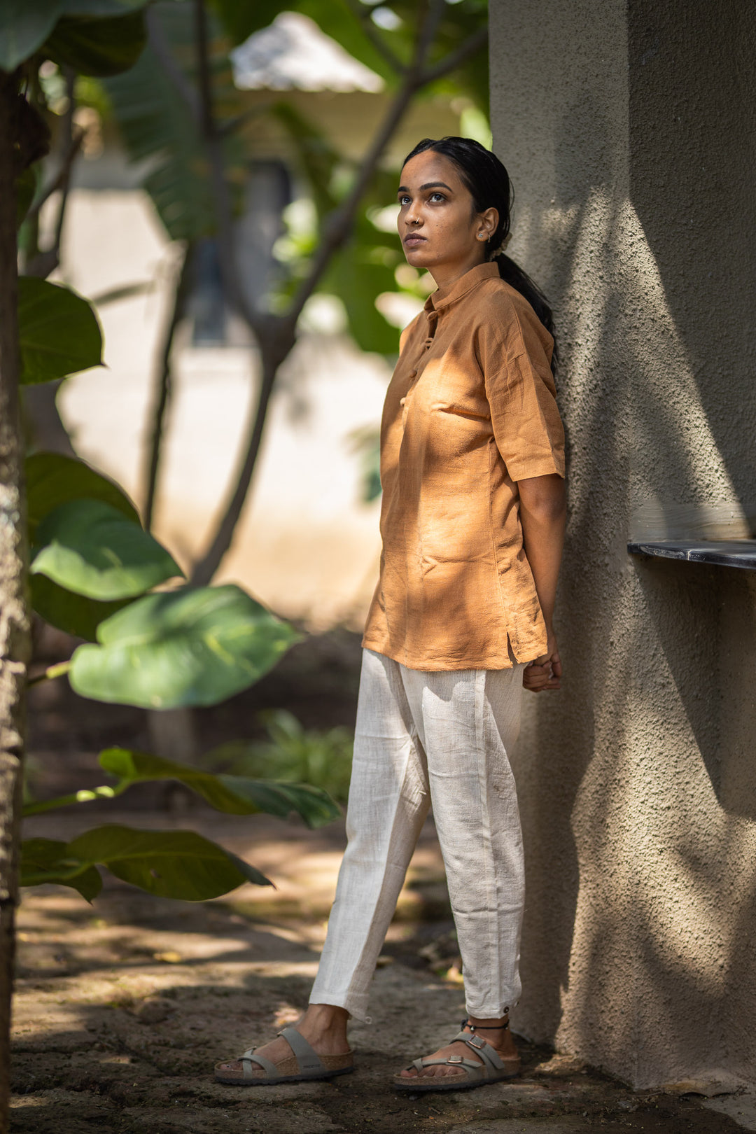 Studio Itiha Kala Cotton Unisex Kora Tapered Pants