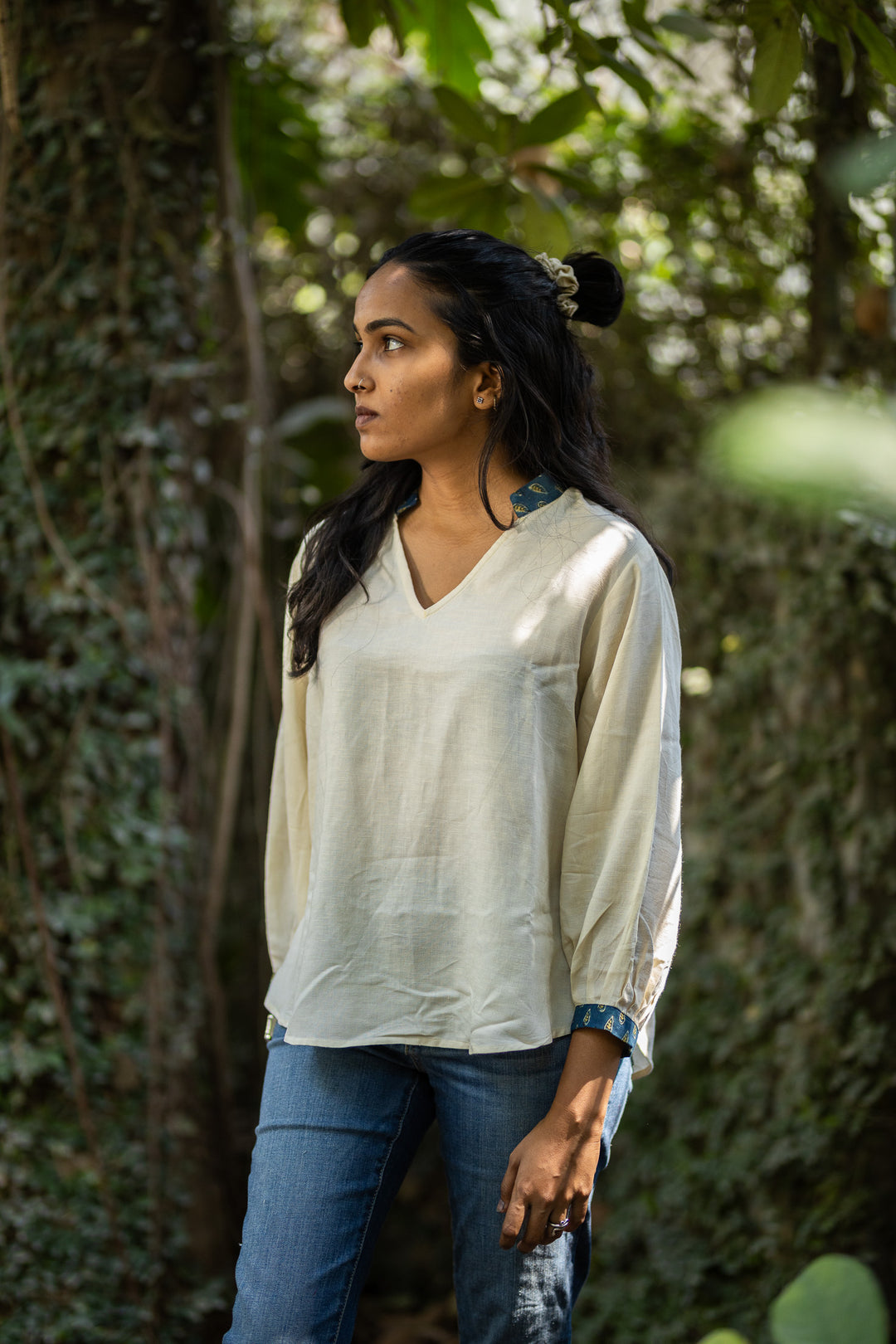 Studio Itiha Organic Khadi Cotton Ajrakh Top