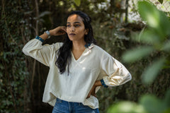 Studio Itiha Organic Khadi Cotton Ajrakh Top