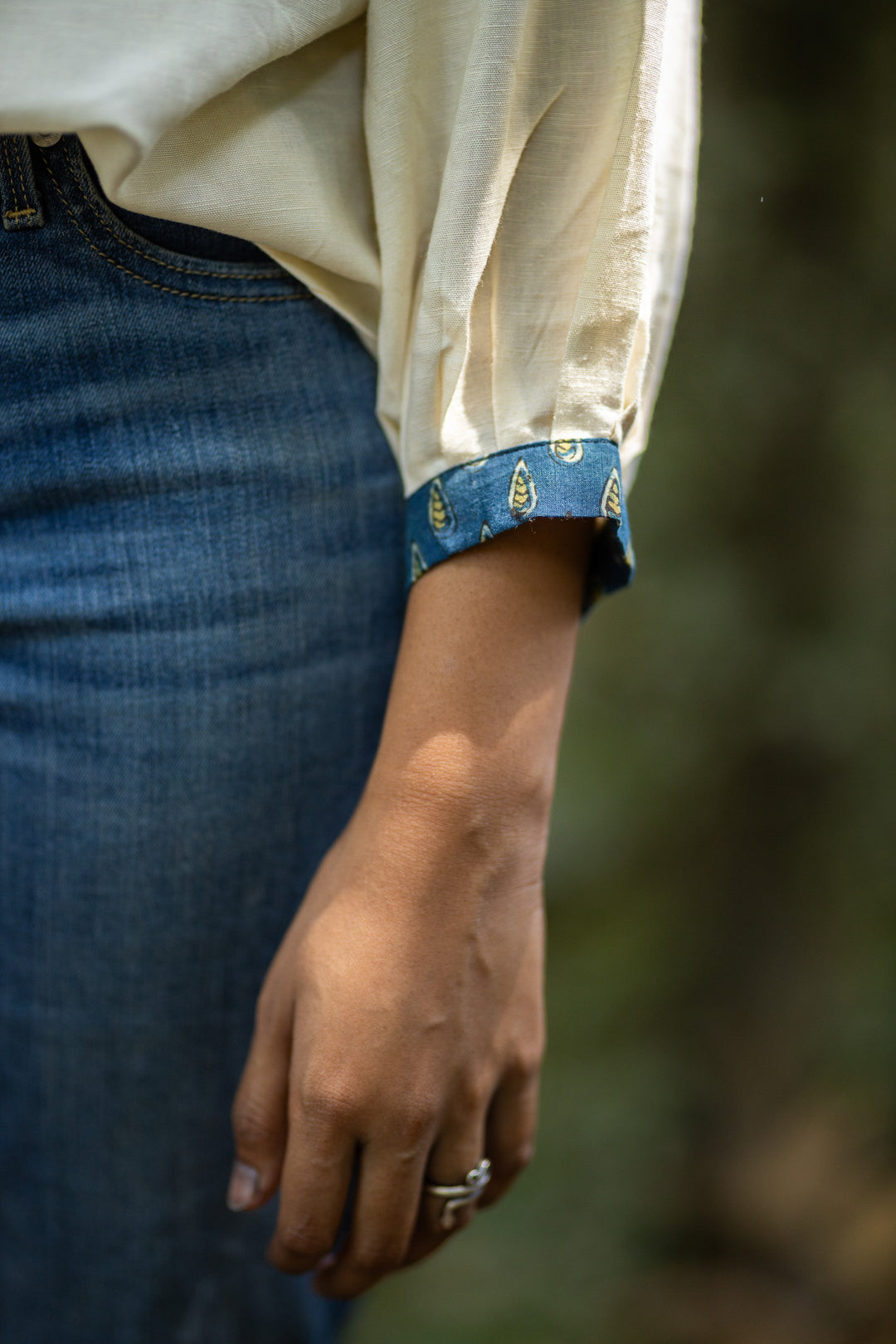 Studio Itiha Organic Khadi Cotton Ajrakh Top