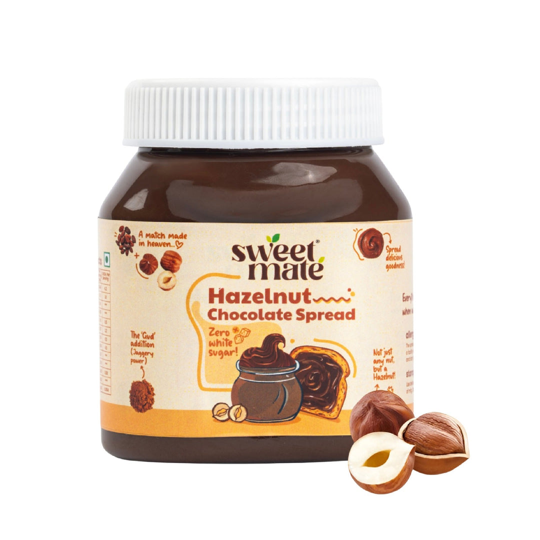 Sweetmate Hazelnut Chocolate Spread- 300g| No Palm Oil | No Refined Sugar
