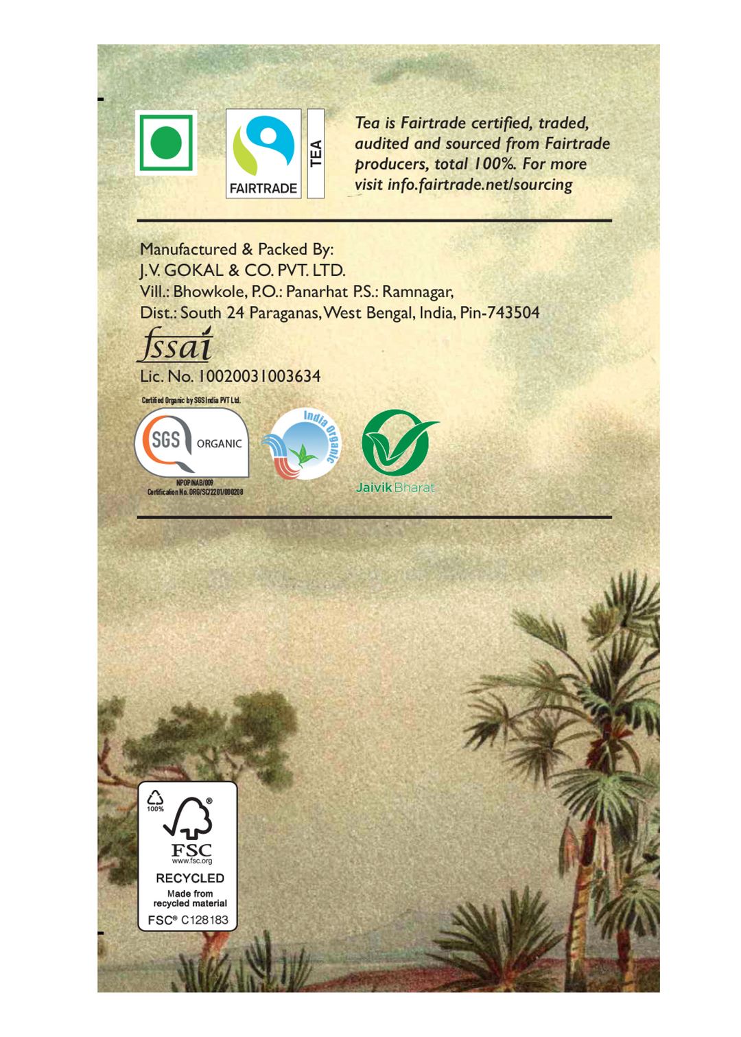 Life By Follis Chai Black Tea | Natural Immunity Boosting Organic Tea Leaves | Organic Black Tea - 20 Tea Bags