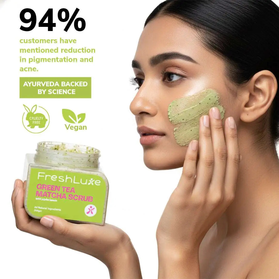 Festival & Gifting Combo – Green Tea Matcha Scrub & Rain Forest Shower Gel