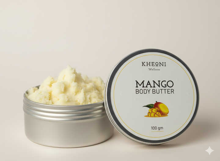 Kheoni Natural Mango Body Butter Moisturizer Lotion For Dry Skin
