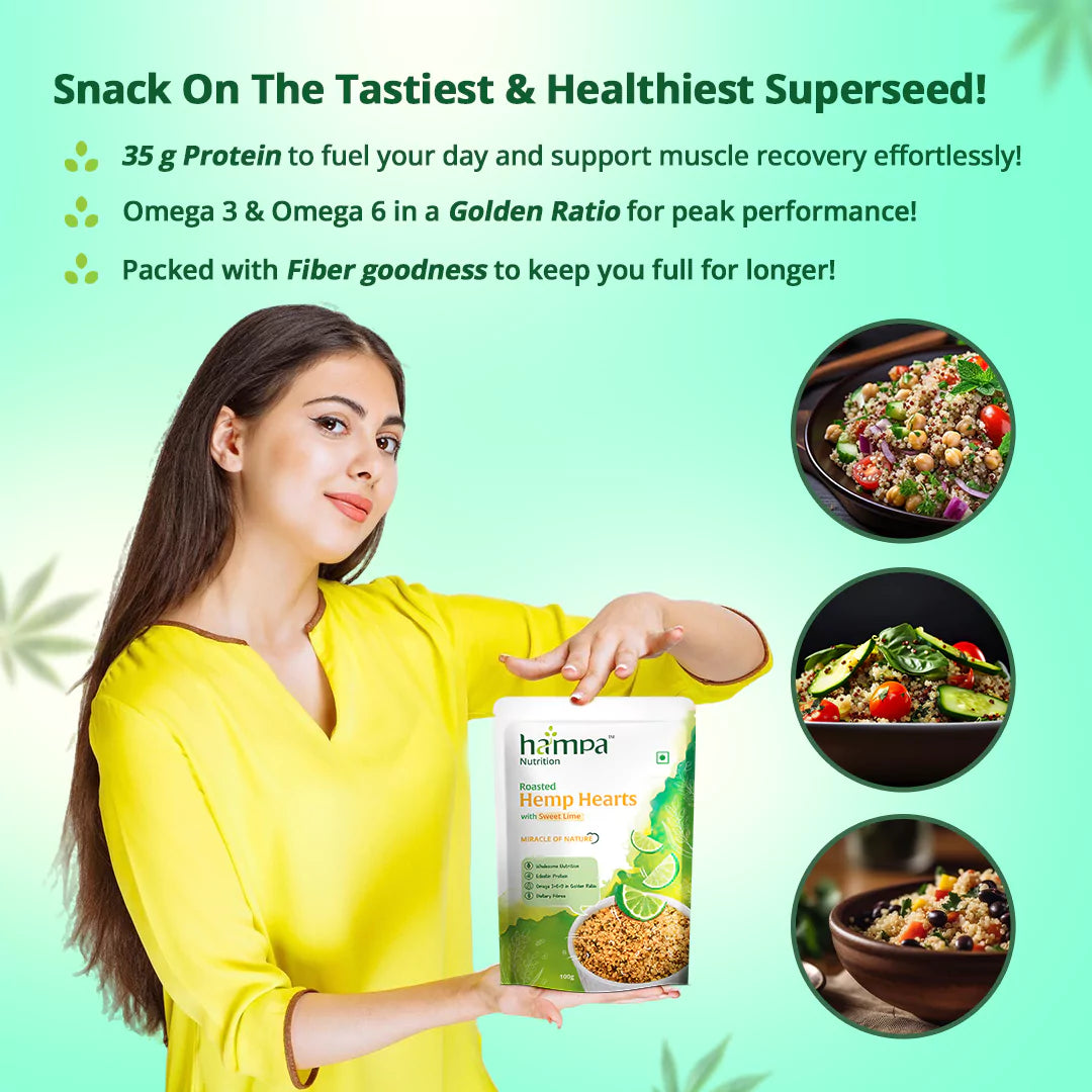 Roasted Hemp Hearts with Sweet Lime, 200g