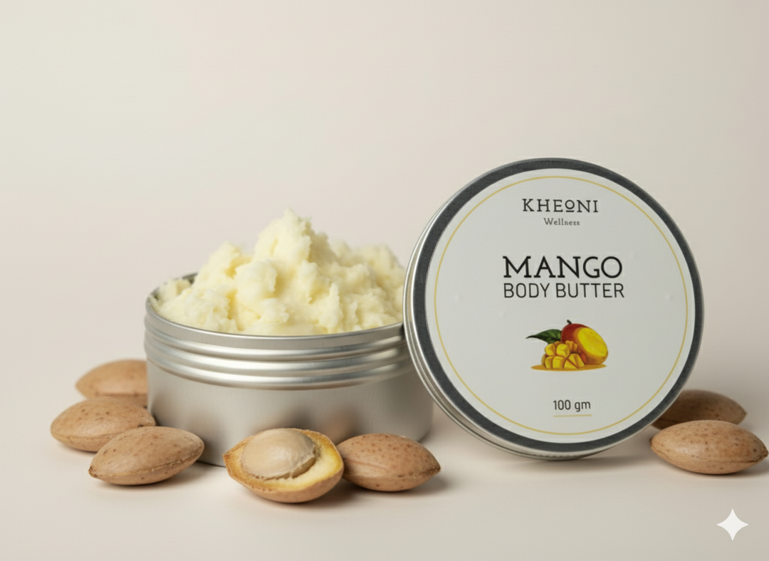 Kheoni Natural Mango Body Butter Moisturizer Lotion For Dry Skin
