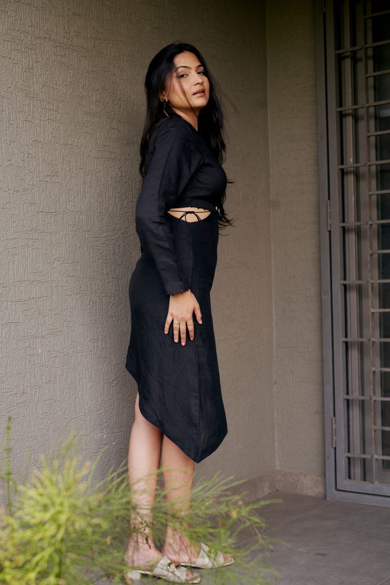 Ebony ash slate skirt