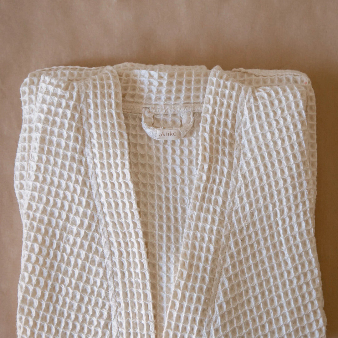 Akiiko Pique Waffle Bathrobe