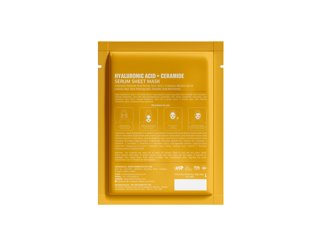 2% Hyaluronic Acid + Ceramide Serum Sheet Mask - Suspire