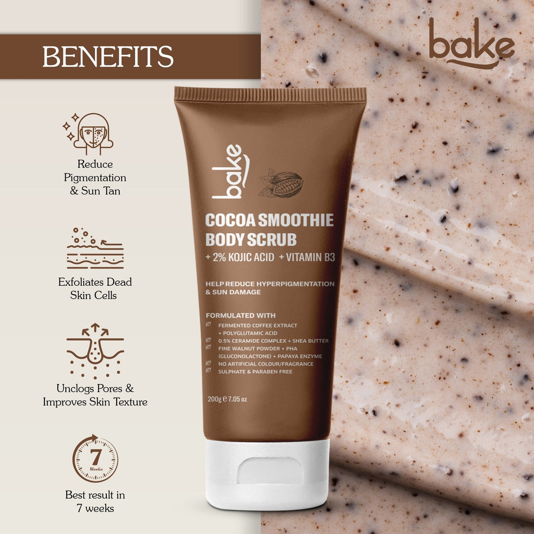 2% Kojic Acid Cocoa Smoothie Body Scrub - Suspire