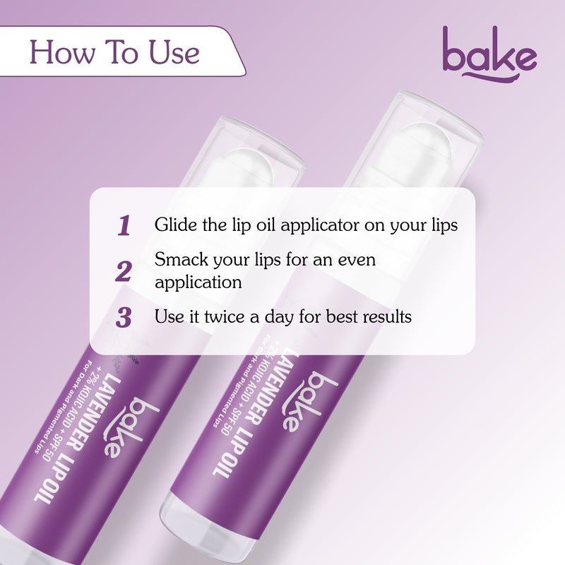 2% Kojic Acid Lavender Lip Oil SPF 50 PA+++ - Suspire