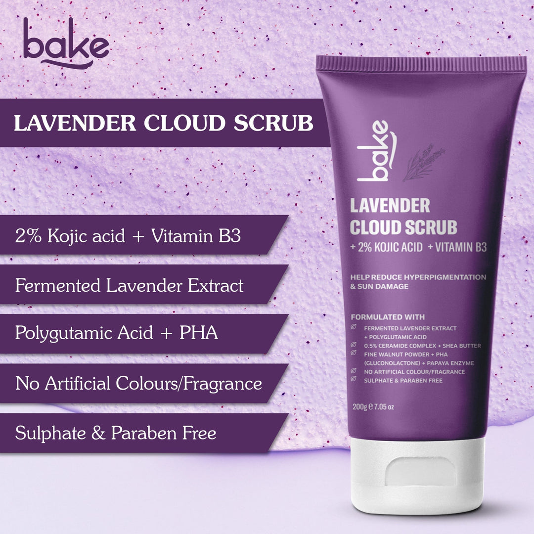 2% Kojic Acid Lavender Smoothie Body Scrub - Suspire