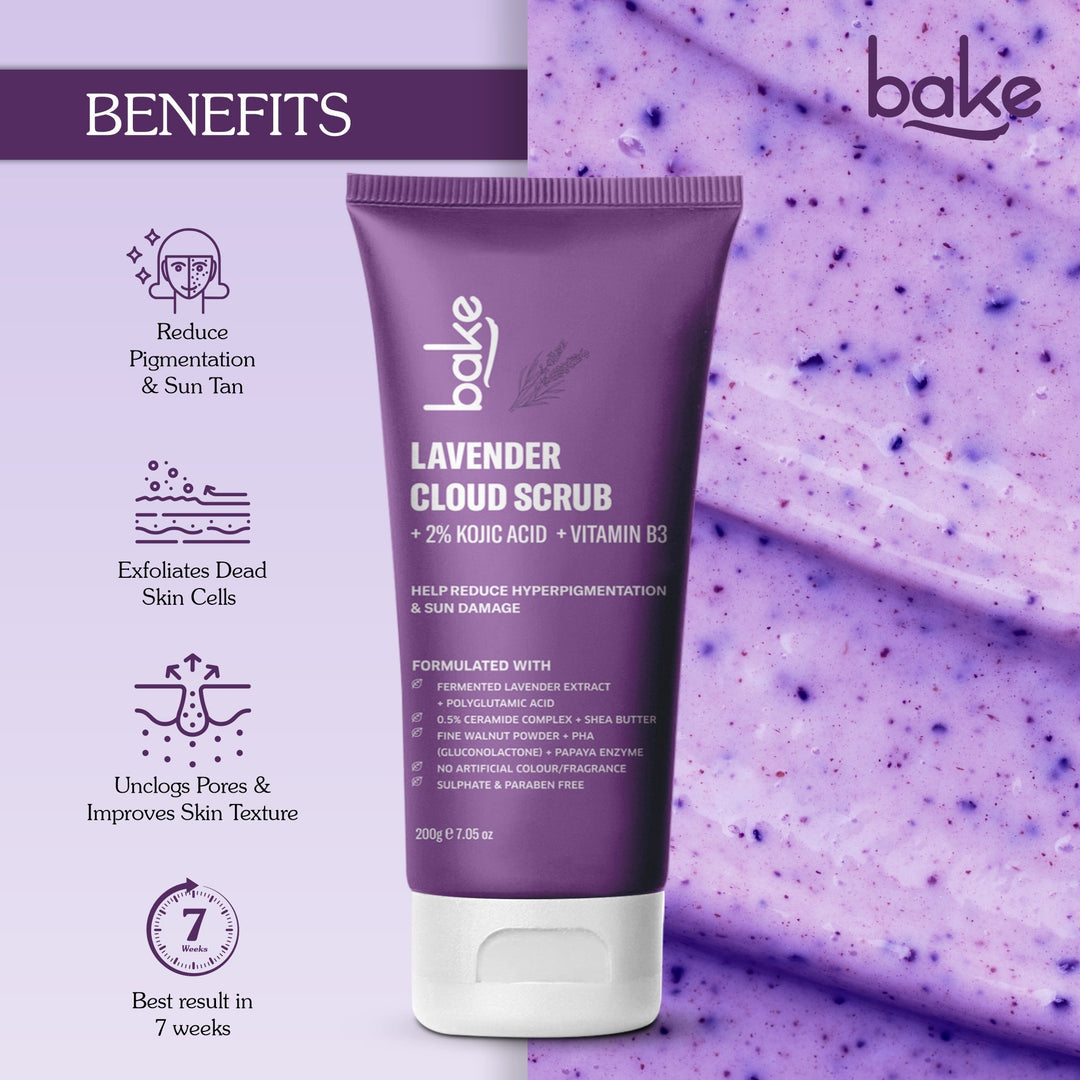 2% Kojic Acid Lavender Smoothie Body Scrub - Suspire