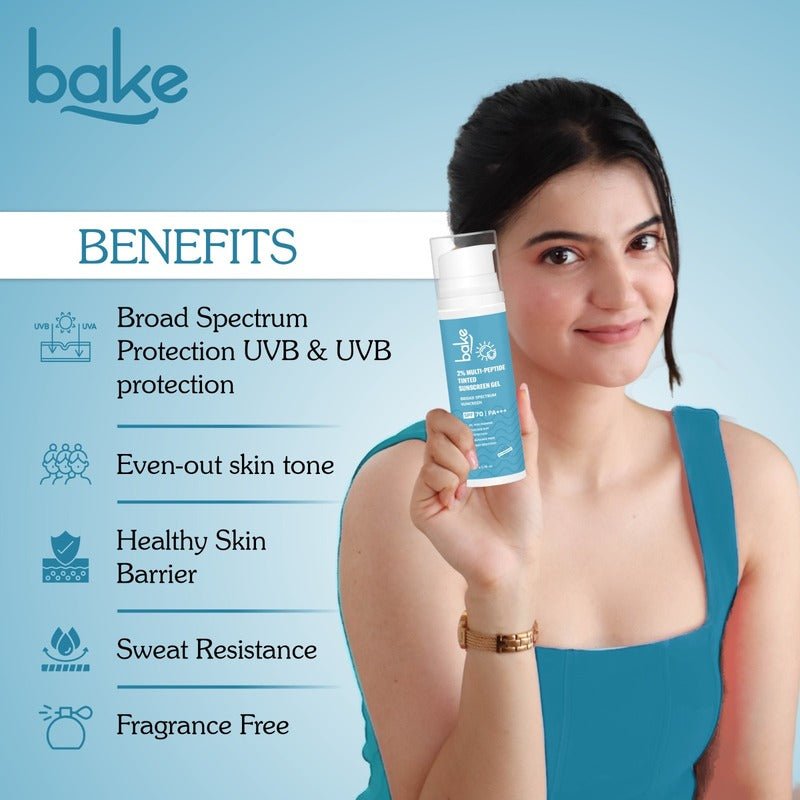 2% Multi Peptide Tinted Sunscreen SPF 70 PA+++ - Suspire