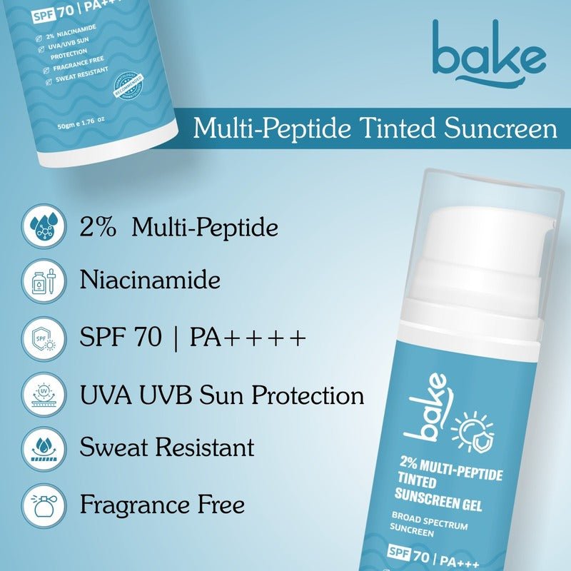 2% Multi Peptide Tinted Sunscreen SPF 70 PA+++ - Suspire