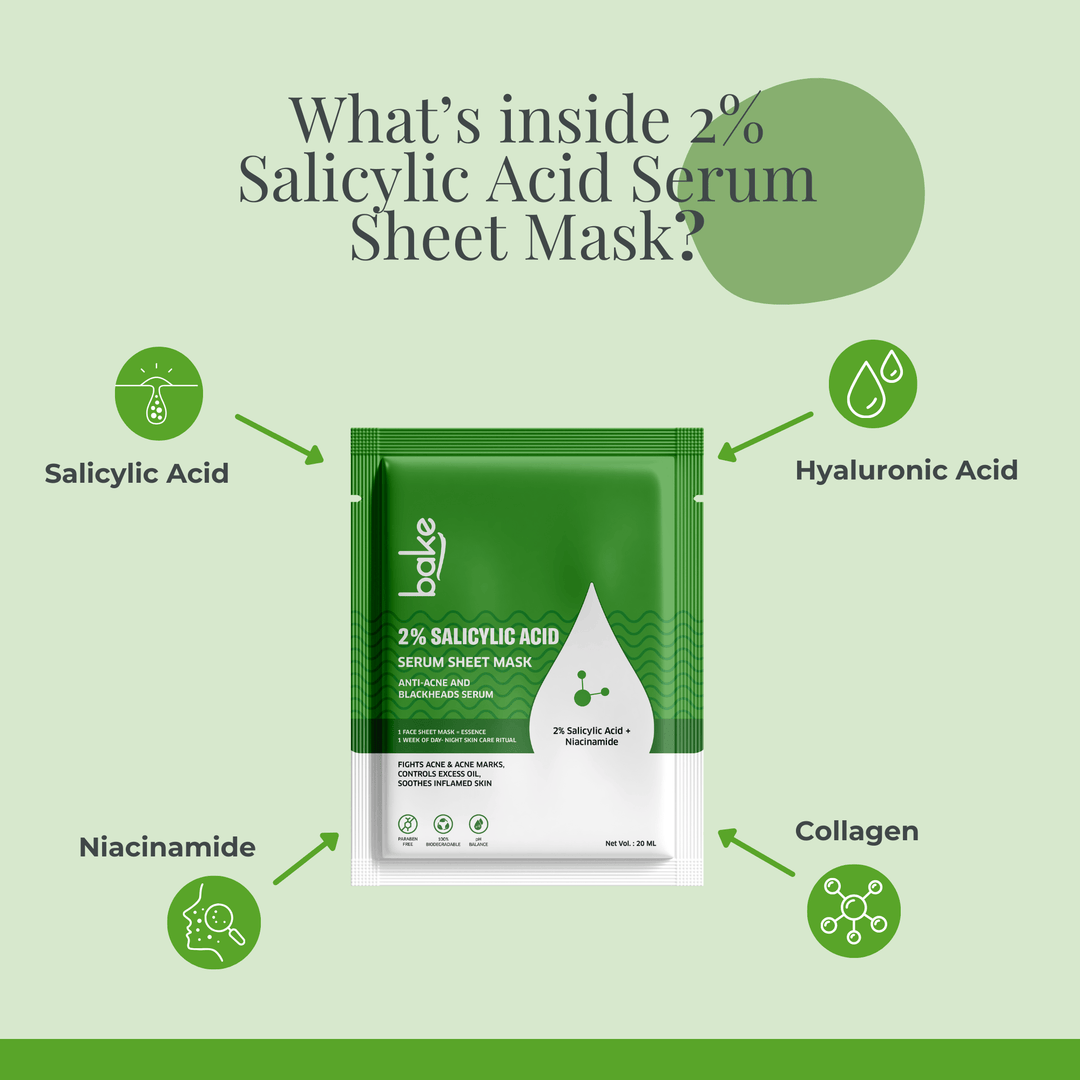 2% Salicylic Acid Serum Sheet Mask - Suspire