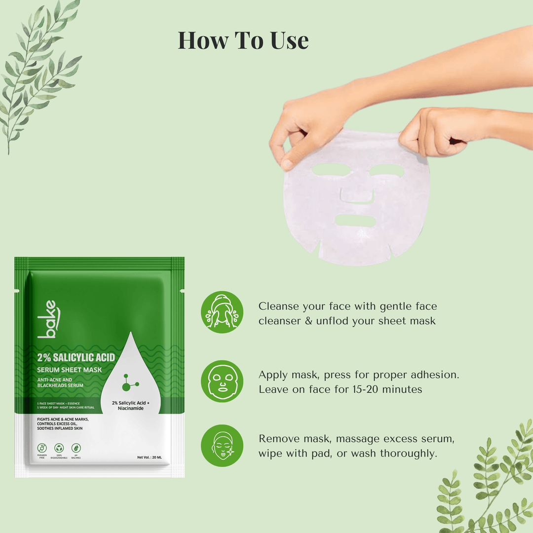 2% Salicylic Acid Serum Sheet Mask - Suspire