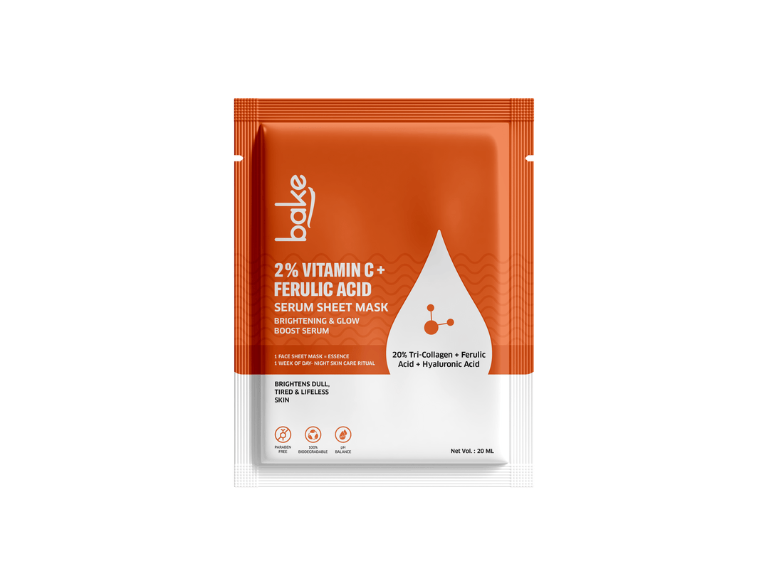 2% Vitamin C + Ferulic Acid Serum Sheet Mask - Suspire