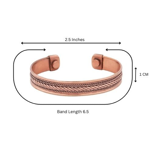 Bamboology Trends Pure Copper Healing Band For Body, Mind And Emotional Health