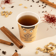 Cup-Ji Kashmiri Kahwa Green Tea 10 Cups Jar