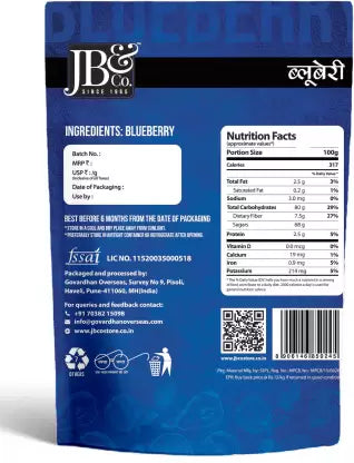JB&CO Blueberry - American - 200 gm