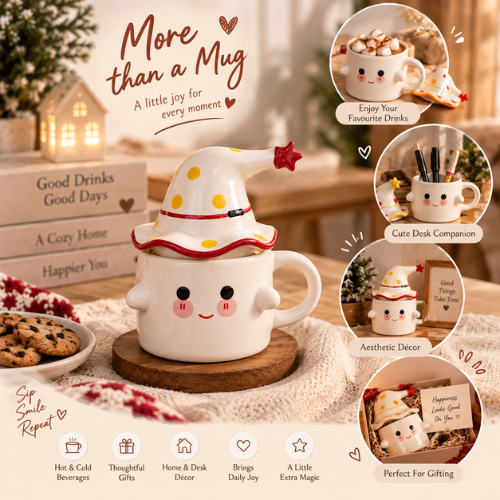 Kleine Freude – Cute Hat Ceramic Mug