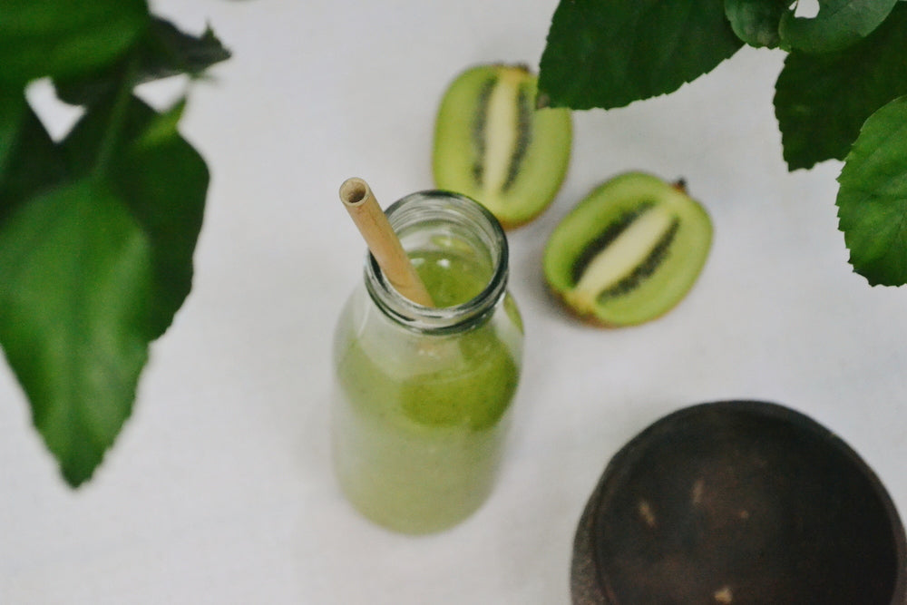 Almitra Sustainables Bamboo Straw ( Pack of 4) With 1 Cleaner