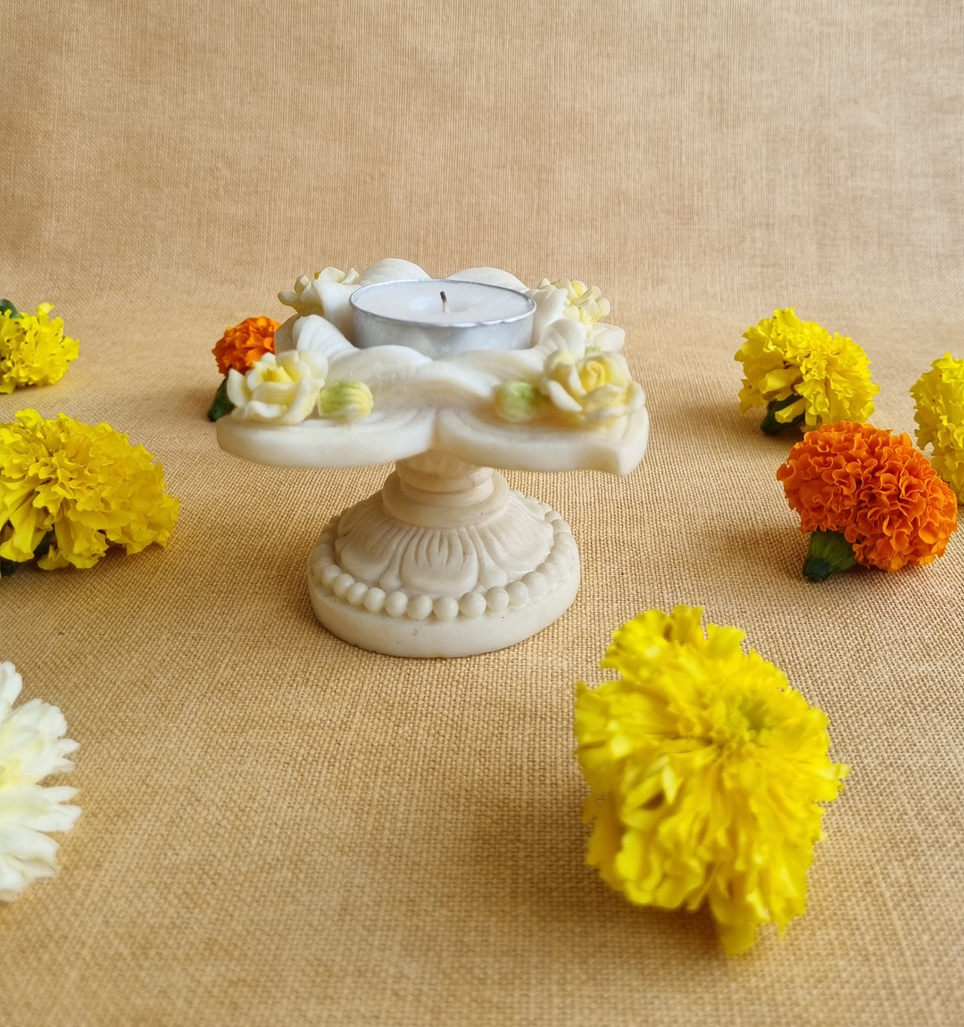 THE ASF SHOP The Blonde Pillar Candle Stand