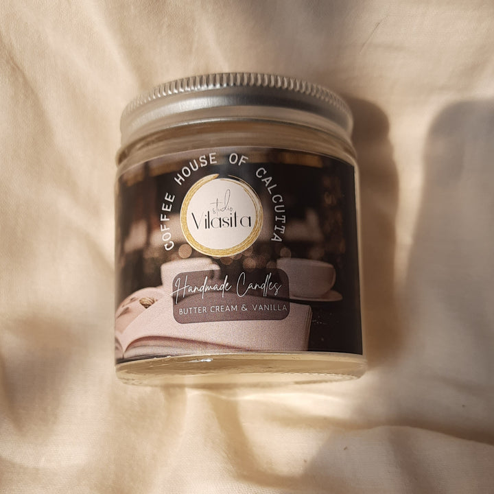 Studio Vilasita Coffee House in Calcutta - butter cream & vanilla soy wax candle