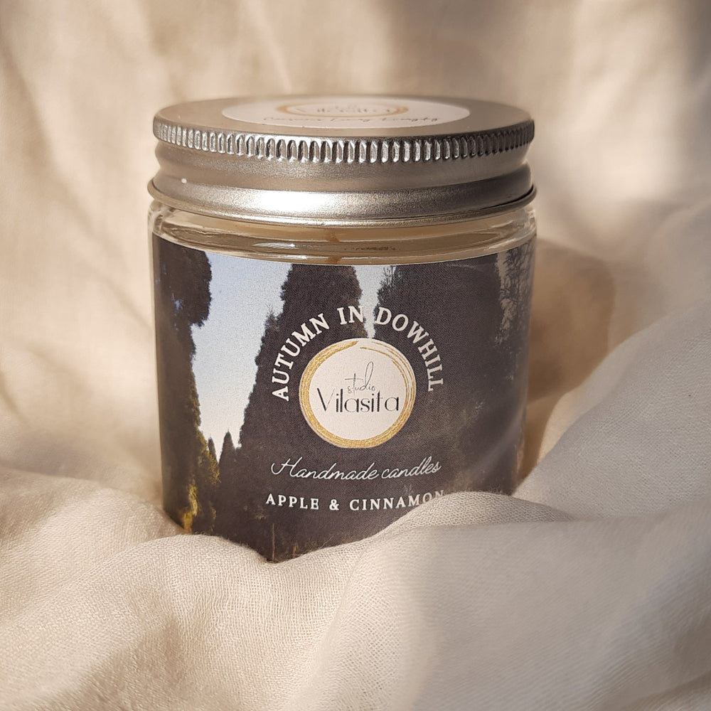 Studio Vilasita Autumn in Dowhill - apple- cinnamon soy wax candle