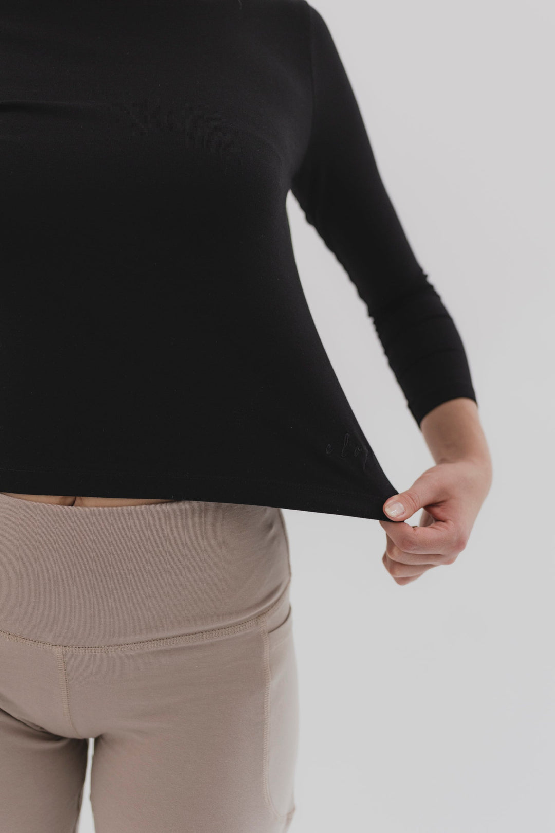 Elope Dysha 3/4 sleeves Snug Fit Tshirt