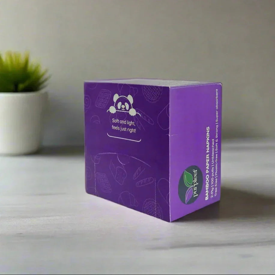Purpleef Bamboo Napkins | TrueFiber