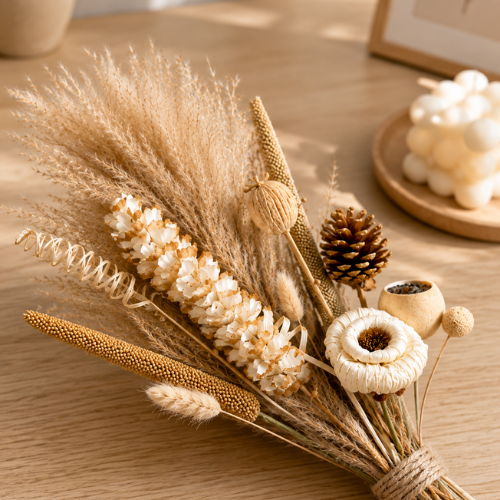 Douceur d’Ivoire – Neutral Pampas Arrangement