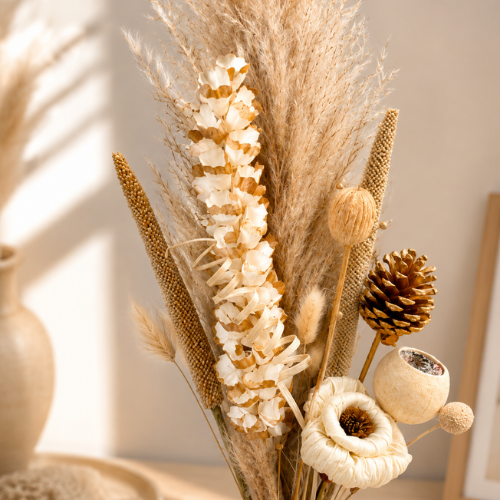 Douceur d’Ivoire – Neutral Pampas Arrangement