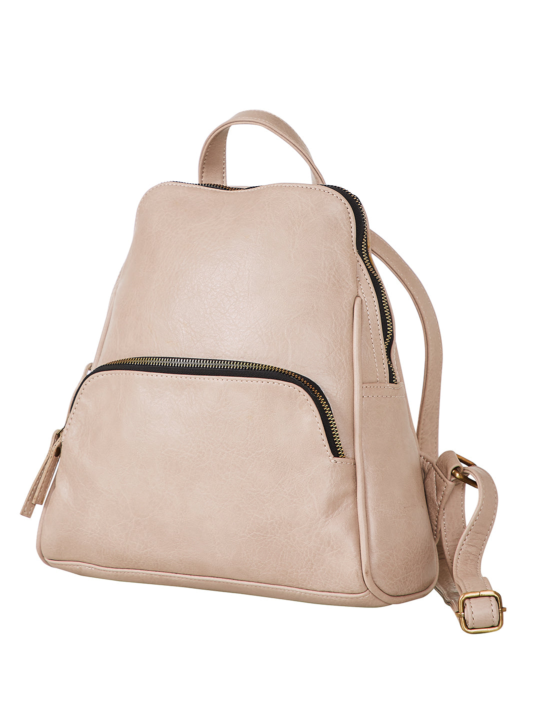 Mona B Convertible Daypack for Offices Schools and Colleges with Stylish Design for Women: Nude