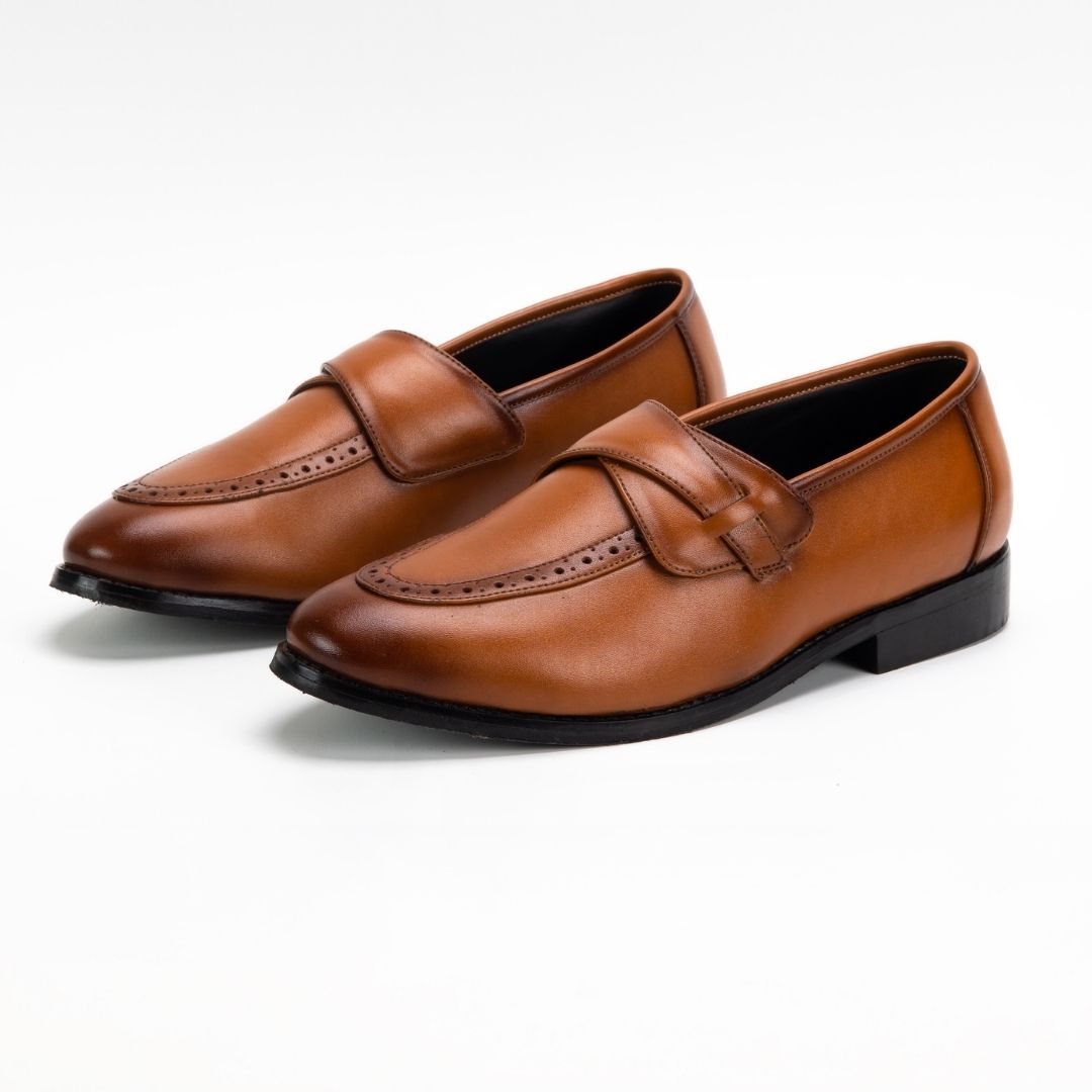 Monkstory Drezzire Classic Slip-Ons - Tan