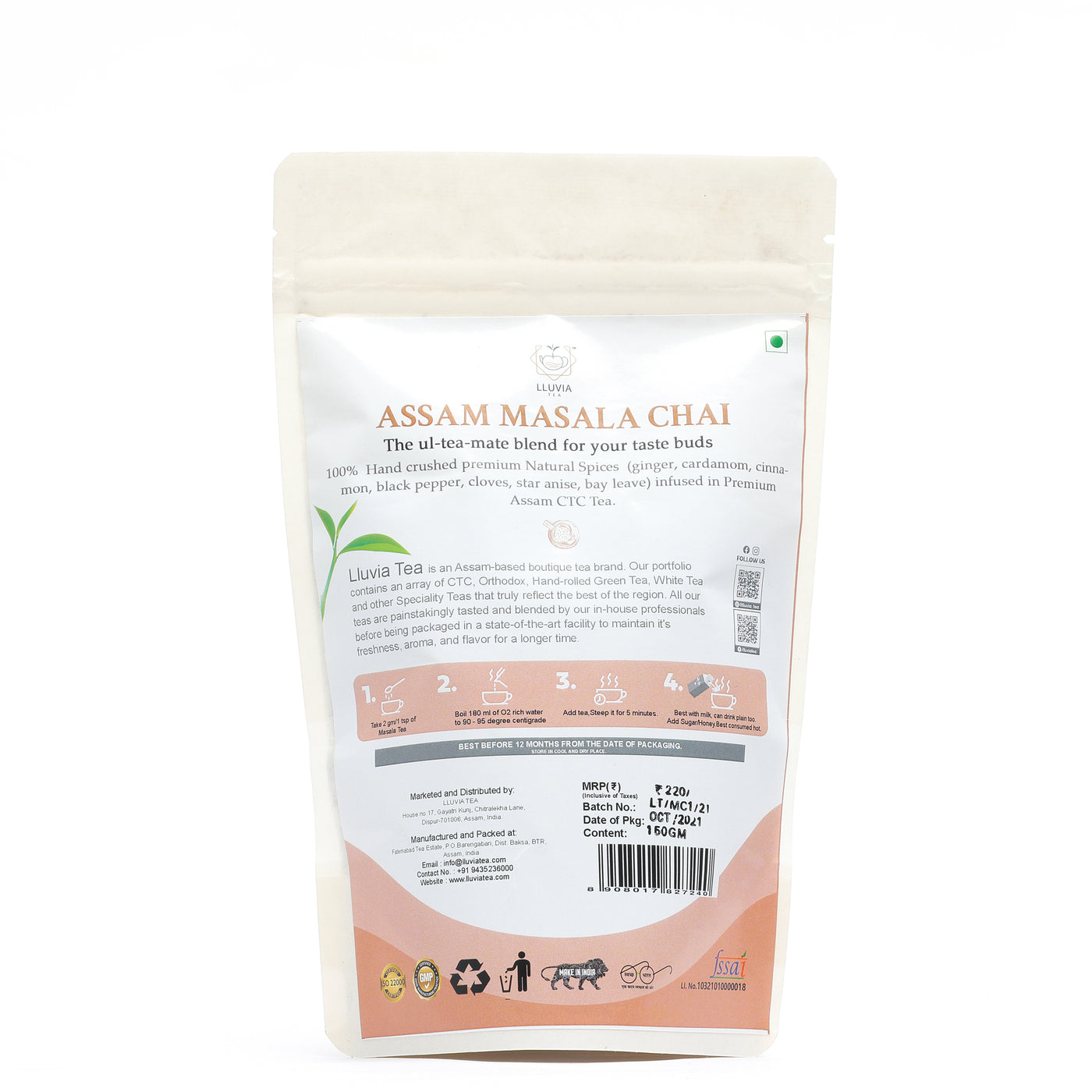Assam masala chai | refresh mood & boosts immunity| 75g