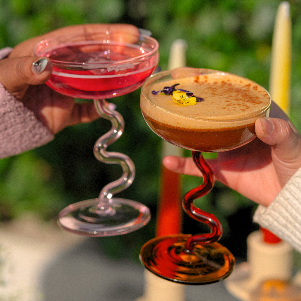 Muun Home Swirl Cocktail Glasses