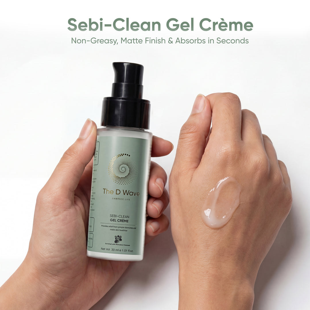The D Wave Sebi-Clean Gel Crème - 30 ML | Reduce Acne, Fade Dark Spots, Brighten Skin | Powerful Acne Treatment, Skin Illuminator & Brightening