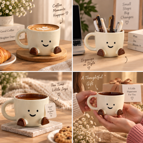 Petit Bonheur – Happy Feet Ceramic Mug