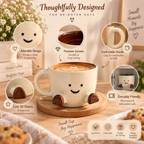 Petit Bonheur – Happy Feet Ceramic Mug