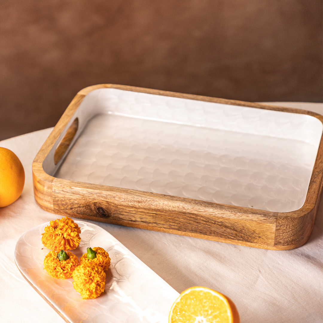 Muun Home Enamel Serving Tray