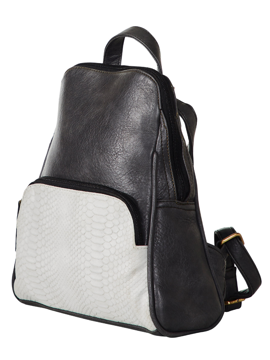 Mona B Convertible Daypack for Offices Schools and Colleges with Stylish Design for Women: Gunmetal