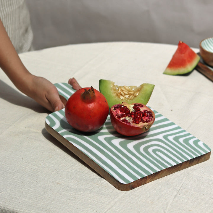Muun Home Jade Mango Wood Serving Platter