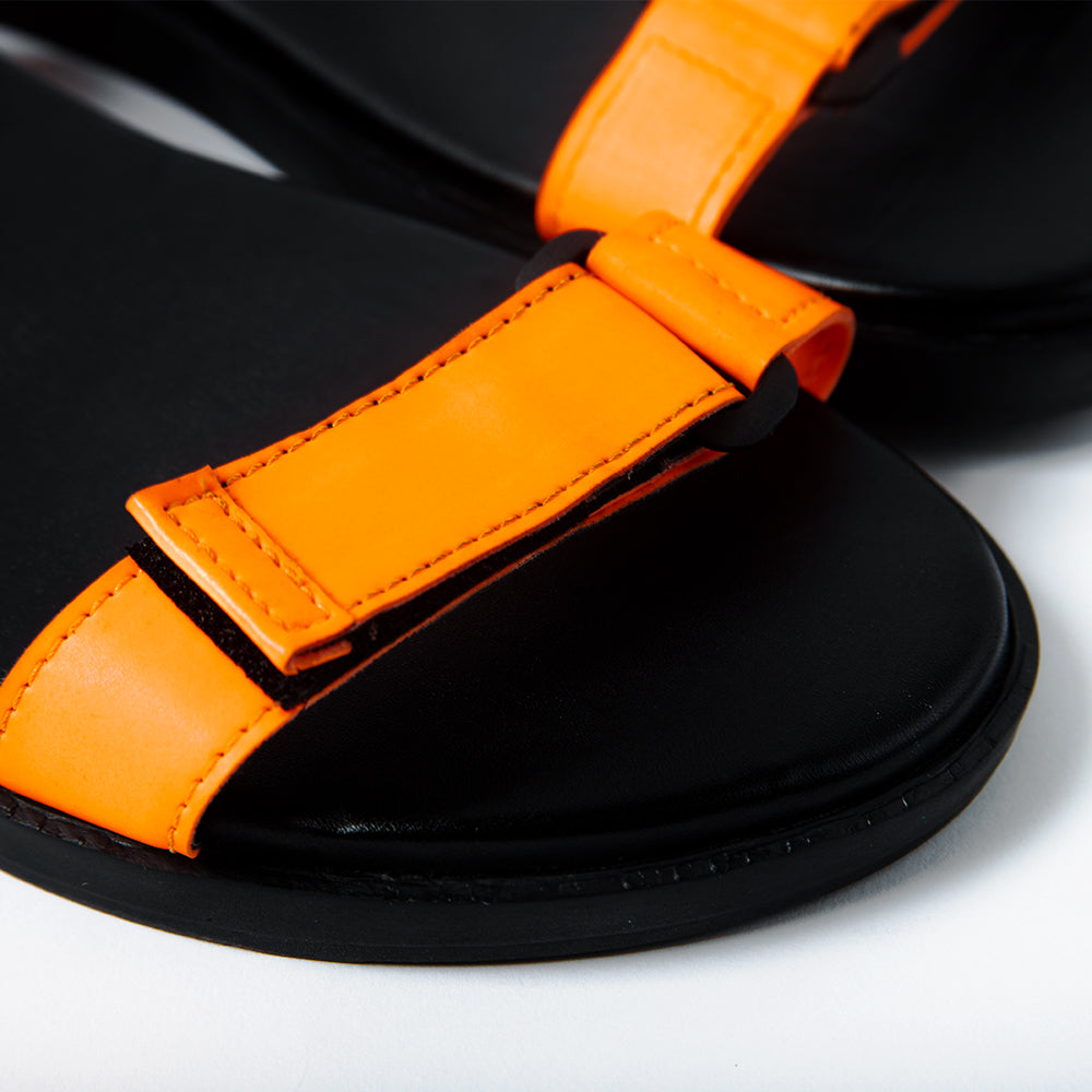 Monkstory Drift Technical Sandals - Pop Orange/Blue