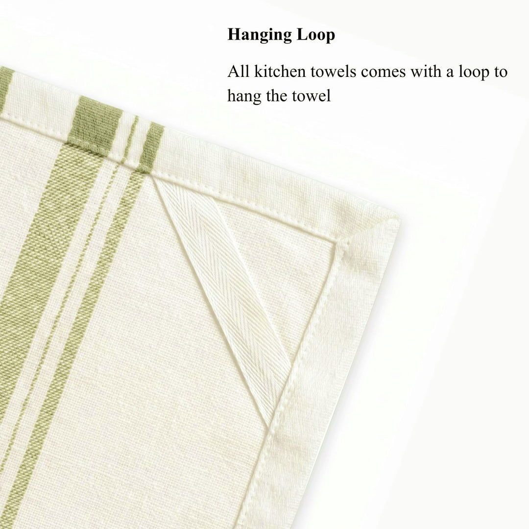 Striped Cotton Dish Towels ( Set of 2 )