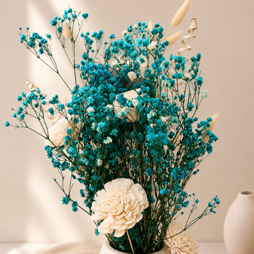 Serenite Azur – Blue Dried Flower Bunch