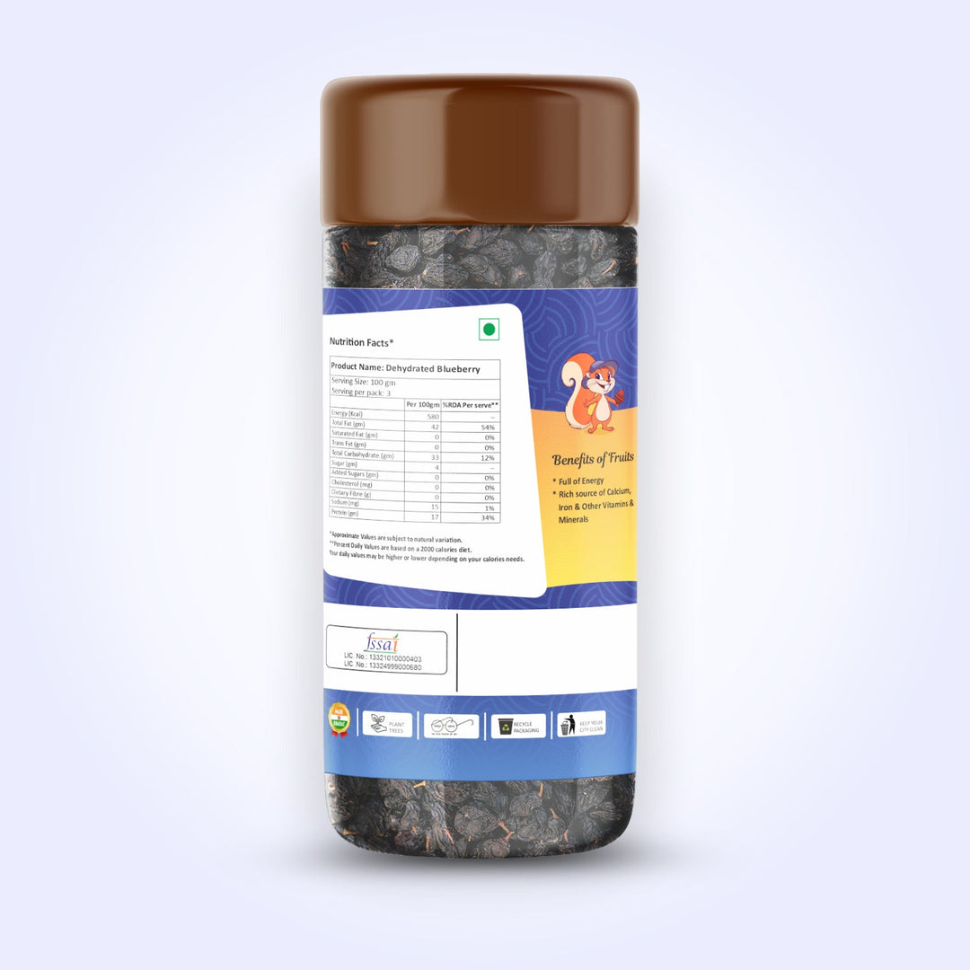 Premium Dried Californian Blueberries 250 g