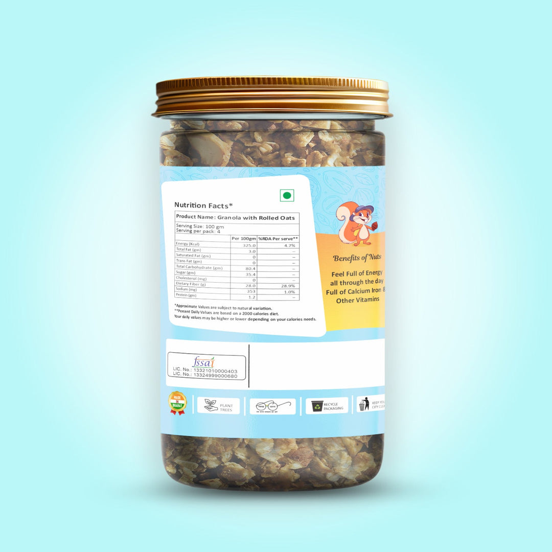 Granola Chocolate Flavour With Rolled Oats 500 g